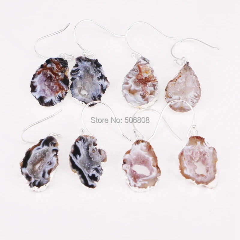 5Pairs ZYZ296-9274 Special Design Freedom Shape Slices Geode Agates Quartz Earrings For Women Unique Jewelry
5Pairs ZYZ296-9274 Special Design Freedom Shape Slices Geode Agates Quartz Earrings For Women Unique Jewelry