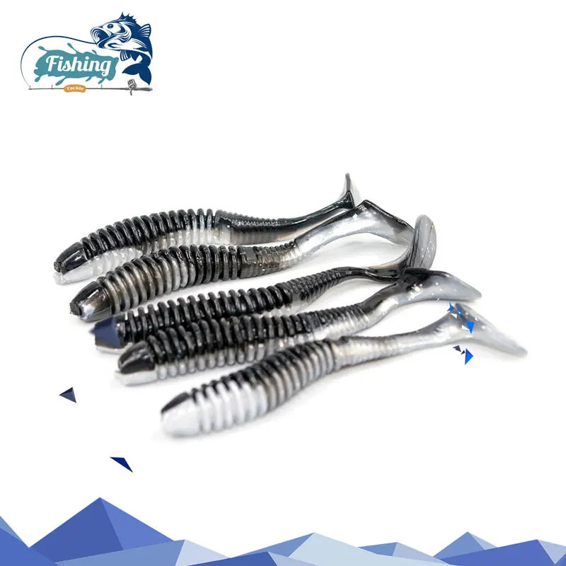 5Pcs/lot Wobblers Fishing Lures 5cm 2.3g Artificial Worm Soft Lure Ocean Rock Silicone Soft lure Bait Bass Pike Smell Bait
5Pcs/lot Wobblers Fishing Lures 5cm 2.3g Artificial Worm Soft Lure Ocean Rock Silicone Soft lure Bait Bass Pike Smell Bait