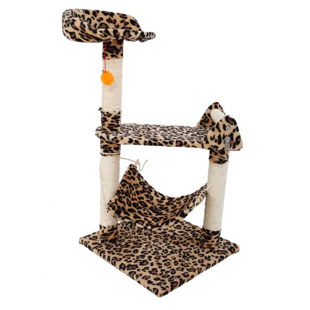 M32 32" Stable Cute Sisal Cat Tree Scratching Post Climbing Sisal Bed Scratcher Tower Leopard Print-US Stock
M32 32" Stable Cute Sisal Cat Tree Scratching Post Climbing Sisal Bed Scratcher Tower Leopard Print-US Stock