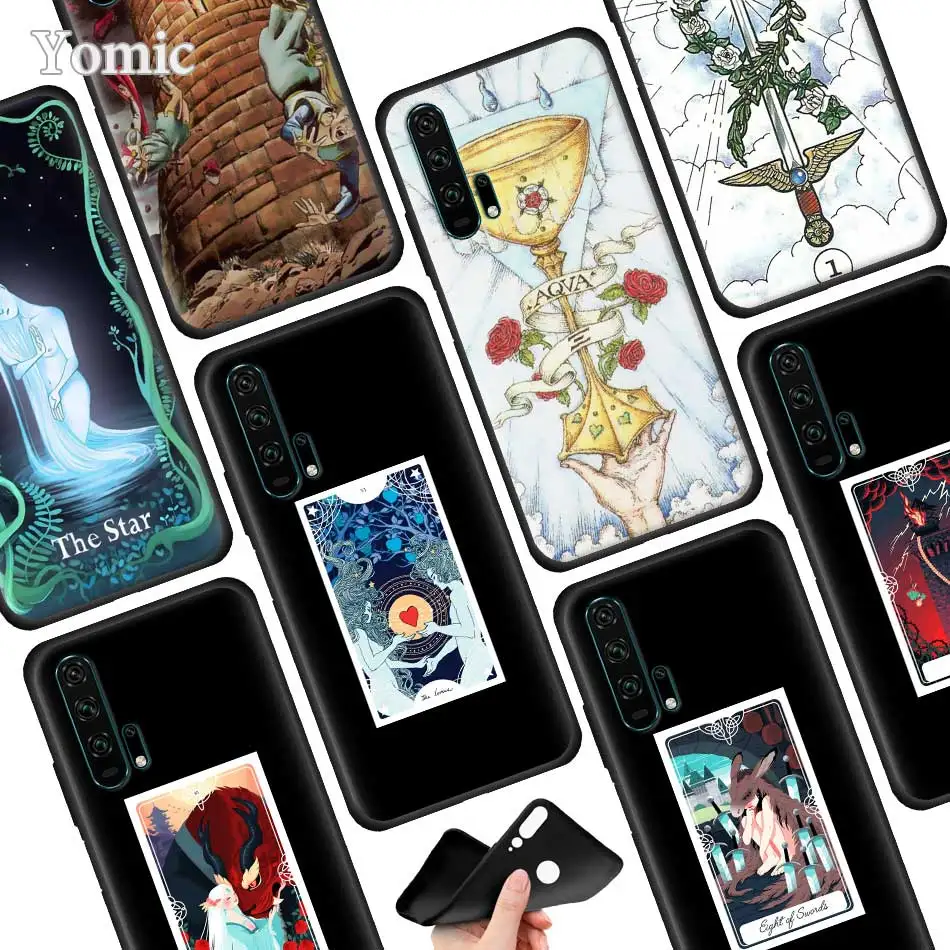 mysterious Tarot Divination Silicone Phone Case for Huawei Honor 20 Pro 20 10 Lite 8X 8C 8A 8S V20 20i Play Enjoy 9S 9E Cover
mysterious Tarot Divination Silicone Phone Case for Huawei Honor 20 Pro 20 10 Lite 8X 8C 8A 8S V20 20i Play Enjoy 9S 9E Cover