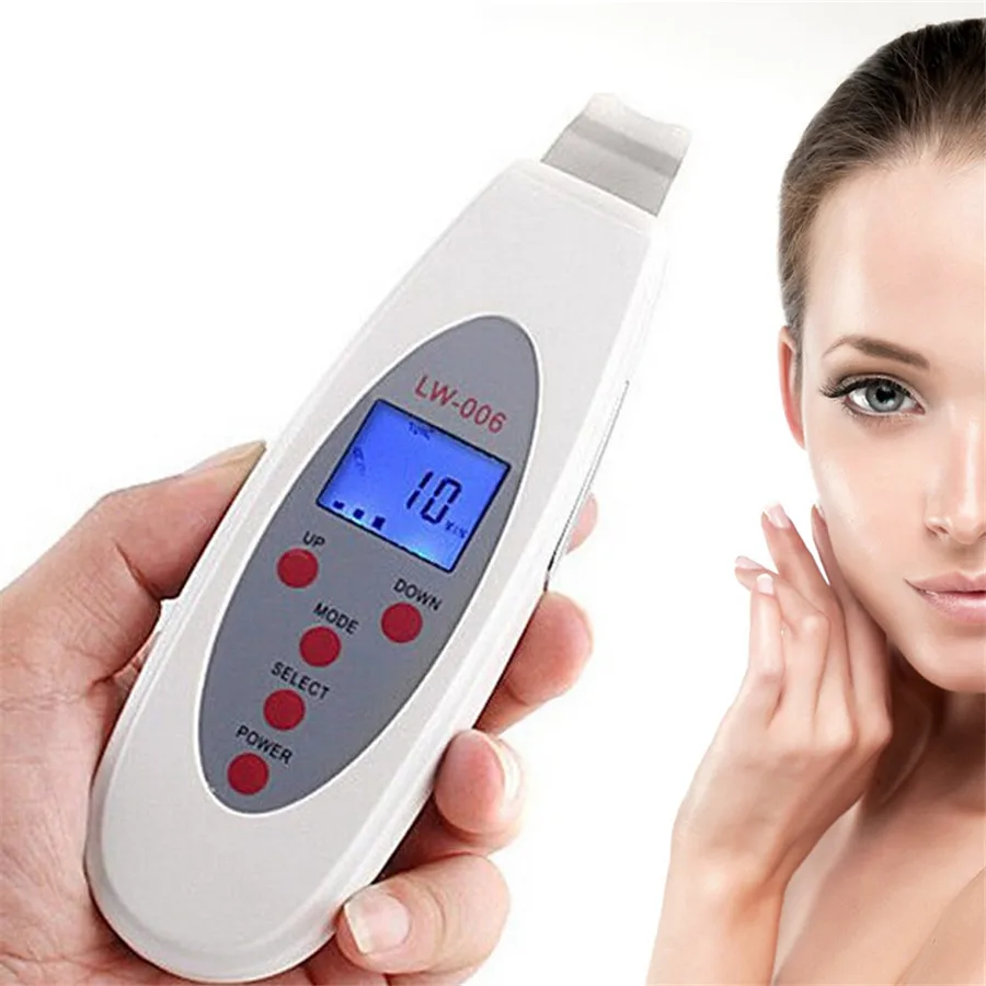 Portable LCD Ultrasonic Skin Cleaner Face Cleaning Acne Removal Spa Beauty Tool face Pores Clean Peeling Tone Lift
Portable LCD Ultrasonic Skin Cleaner Face Cleaning Acne Removal Spa Beauty Tool face Pores Clean Peeling Tone Lift