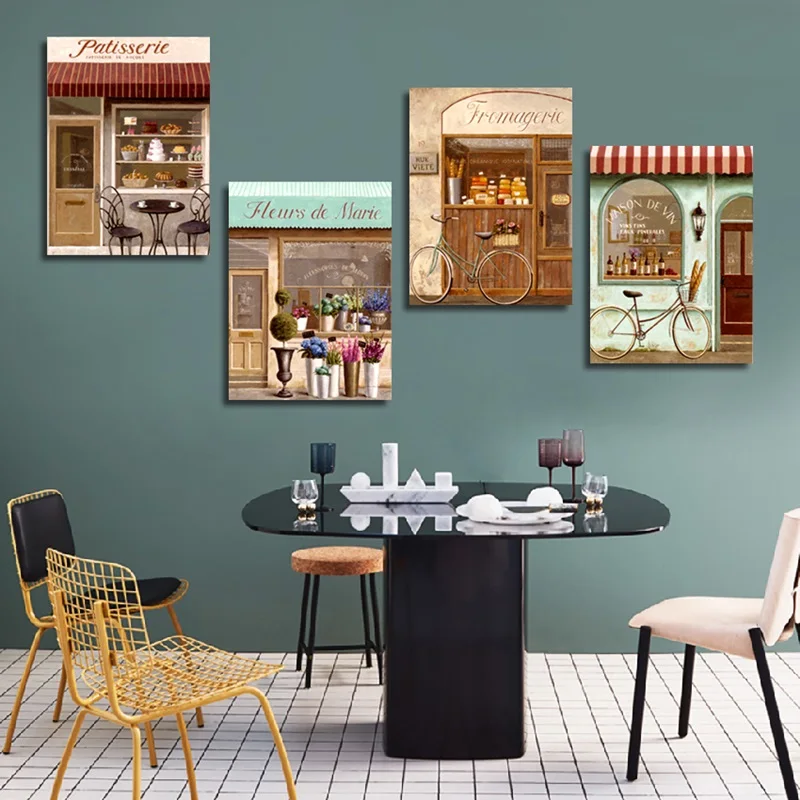 Modern Retro Art Poster Bicycle Canvas Painting Outside The Cafe Print Picture Home Bedroom Wall Art Decoration Custom
Modern Retro Art Poster Bicycle Canvas Painting Outside The Cafe Print Picture Home Bedroom Wall Art Decoration Custom
