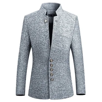Business Casual Suit for Men New Arrival Male Autumn Spring Suit Fashion Stand Collar Suits Chinese style Blazers Coat M-5XL
Business Casual Suit for Men New Arrival Male Autumn Spring Suit Fashion Stand Collar Suits Chinese style Blazers Coat M-5XL
