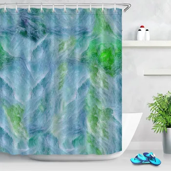 LB Marble Texture Turquoise Teal Shower Curtain And Bath Mat Set Liner Polyester Bathroom Curtains Fabric for Bathtub Home Decor
LB Marble Texture Turquoise Teal Shower Curtain And Bath Mat Set Liner Polyester Bathroom Curtains Fabric for Bathtub Home Decor