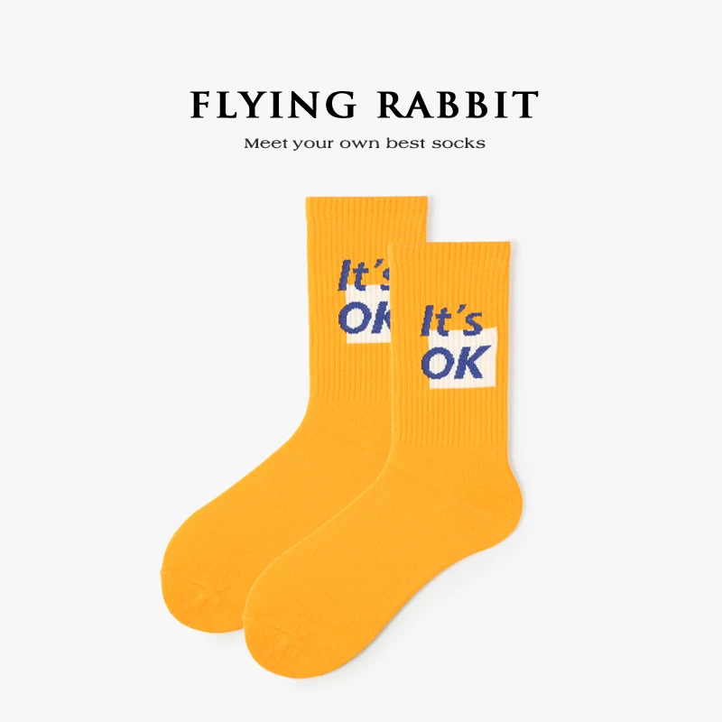 cool mens socks harajuku hip hop socks Lovers cotton cartoon Letter socks yellow It's OK skateboard socks fashion novelty crew
cool mens socks harajuku hip hop socks Lovers cotton cartoon Letter socks yellow It's OK skateboard socks fashion novelty crew