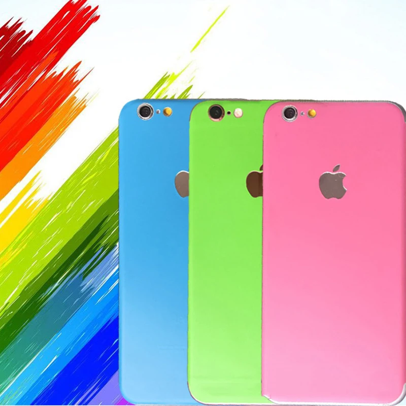 Change Color & Ice Film Decorative For Apple iPhone 6 6S Plus Mobile Phone Protector iPhone6 Back Film Stickers With Gift
Change Color & Ice Film Decorative For Apple iPhone 6 6S Plus Mobile Phone Protector iPhone6 Back Film Stickers With Gift