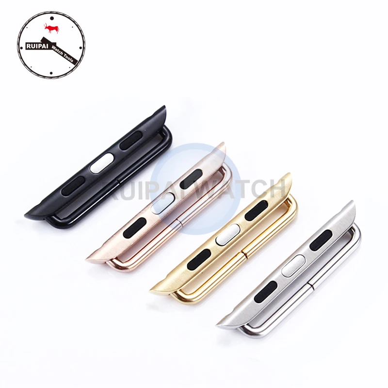 1 Pair/bag Watch Strap Connector Adapter Replacement Parts for Apple Watch 38mm 42mm series 3 2 1 with Screwdriver Tool
1 Pair/bag Watch Strap Connector Adapter Replacement Parts for Apple Watch 38mm 42mm series 3 2 1 with Screwdriver Tool
