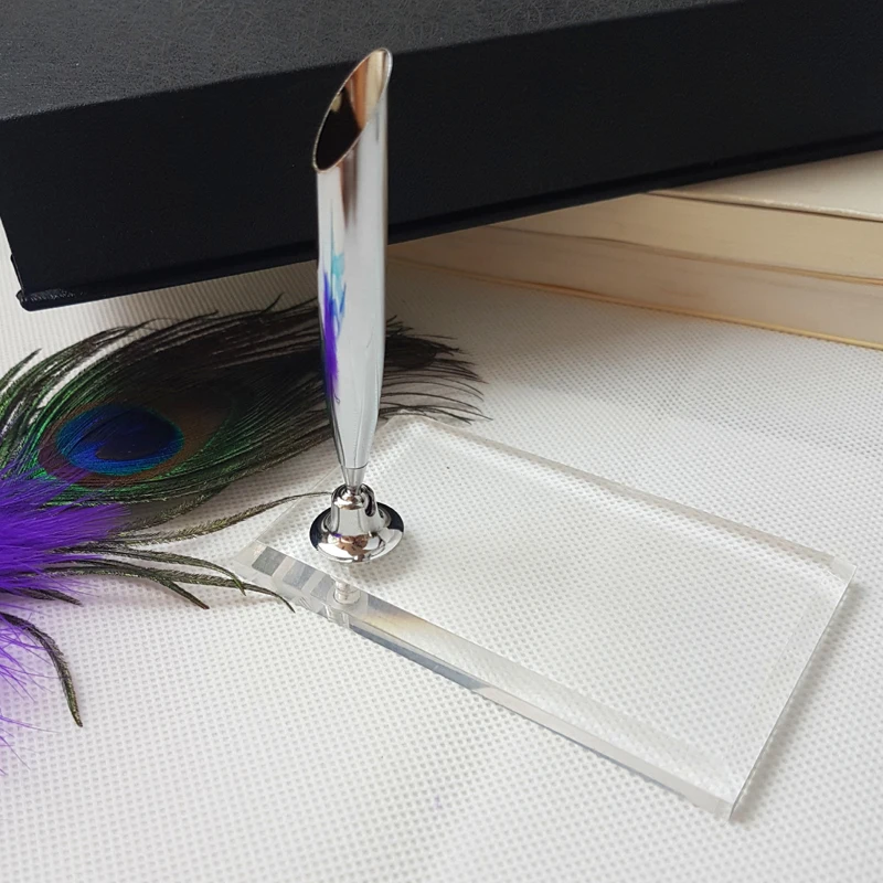 Acrylic pen seat 9.5*5.5*0.8cm golden silver pencil rectangle inserting seat plastic office organizer for pens BSN-01
Acrylic pen seat 9.5*5.5*0.8cm golden silver pencil rectangle inserting seat plastic office organizer for pens BSN-01