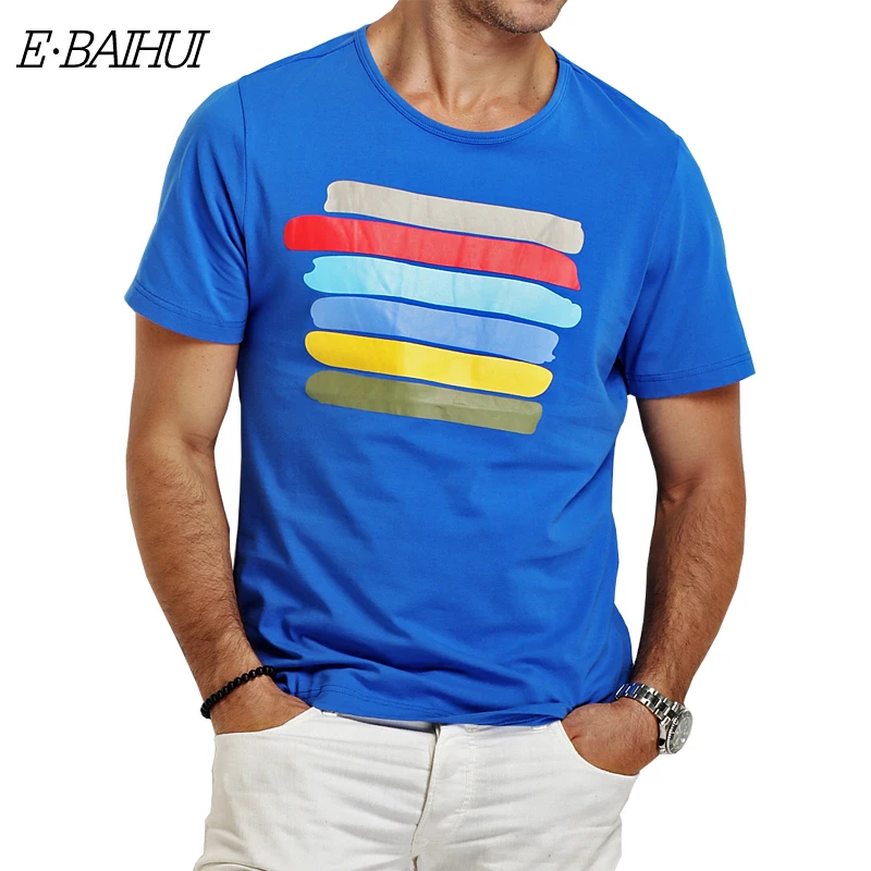 E-BAIHUI brand Summer style cotton mens t shirt Clothing Slim T-shirt T-shirts men tops tees tshirts print t-shirt Y015
E-BAIHUI brand Summer style cotton mens t shirt Clothing Slim T-shirt T-shirts men tops tees tshirts print t-shirt Y015