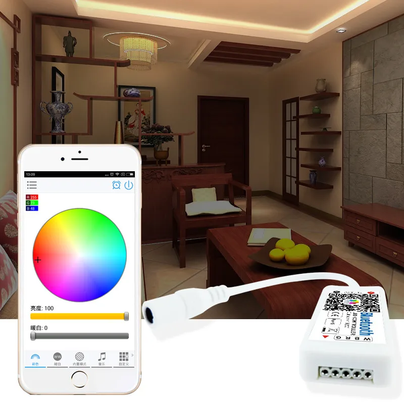 ARILUX SL-LC07 RGBW Controller Super Mini RGBW LED bluetooth 4.0 APP Controller Dimmer For Strip Light DC12-24V
ARILUX SL-LC07 RGBW Controller Super Mini RGBW LED bluetooth 4.0 APP Controller Dimmer For Strip Light DC12-24V
