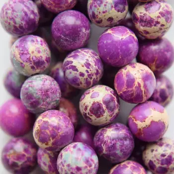 Sea Sediment Imperial Jasper Beads - Round 8 mm Gemstone Beads - Full Strand 16", 48 beads, item 32
Sea Sediment Imperial Jasper Beads - Round 8 mm Gemstone Beads - Full Strand 16", 48 beads, item 32