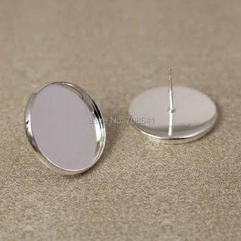 Blank Stud Earrings Settings with Round Bezel Resin Cabochon Bases pin Earrings post DIY Jewelry Findings Making Silver Plated
Blank Stud Earrings Settings with Round Bezel Resin Cabochon Bases pin Earrings post DIY Jewelry Findings Making Silver Plated