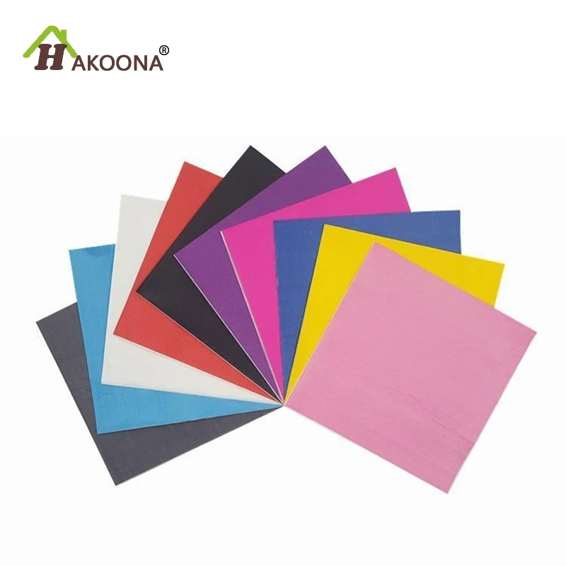 HAKOONA Pure Color Lunch Paper Napkins 33cm Napkin 20 Pack 3 Bags Disposable Portable Party Table Decoration
HAKOONA Pure Color Lunch Paper Napkins 33cm Napkin 20 Pack 3 Bags Disposable Portable Party Table Decoration