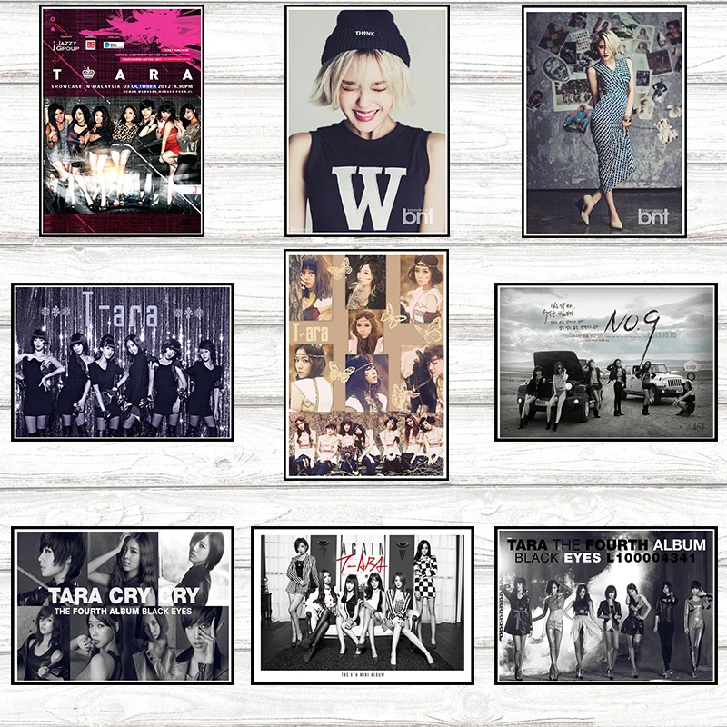 Различные дизайны А3 плакаты Корейская известная звезда KPOP T ARA группа tara картины