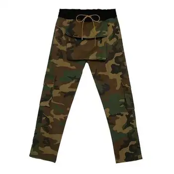 

2019ss Rhude Camouflage Military Women Men Pocket Pants Joggers Hiphop Streetwear Men Casual Jogger Pants Trousers