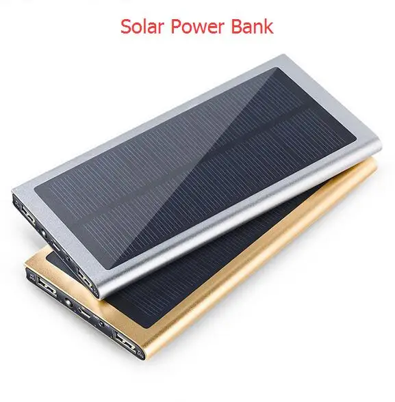 Solar powerbank 50000mAh font b power b font font b bank b font portable 2 usb