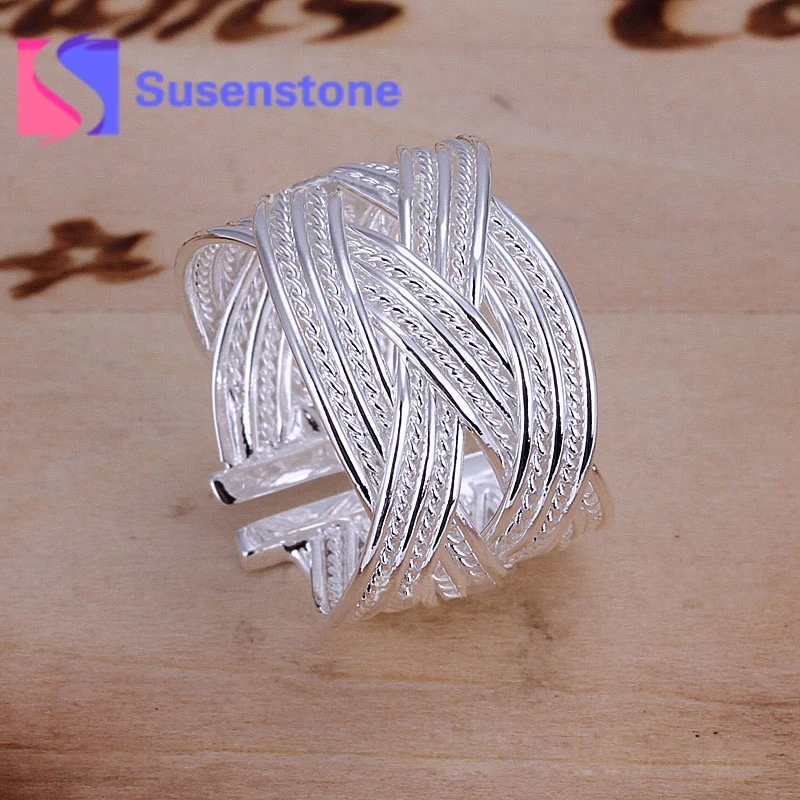 2018 New Fashion Silver Plated Big Net Weave Open Adjustable Ring for Women Wide Creative Finger Rings Wholesale Female Jewelry
2018 New Fashion Silver Plated Big Net Weave Open Adjustable Ring for Women Wide Creative Finger Rings Wholesale Female Jewelry