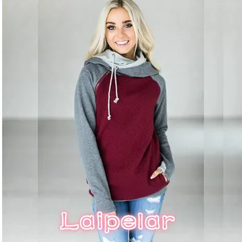 High quality warm women casual hooded patchwork sweatshirt long sleeve red pullover ladies autumn tops Hoodies Workout
High quality warm women casual hooded patchwork sweatshirt long sleeve red pullover ladies autumn tops Hoodies Workout