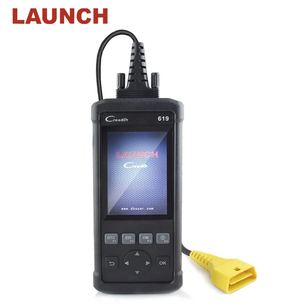 Launch CR619 OBD2 автомобильный сканер ABS SRS подушка безопасности мониторинг Creader