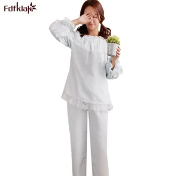 Fdfklak Winter Women's Pajamas Long Sleeve Flannel Sleepwear Female Warm Pijamas Sets Pyjamas Women Sweet Girl's Pajama Set 
Fdfklak Winter Women's Pajamas Long Sleeve Flannel Sleepwear Female Warm Pijamas Sets Pyjamas Women Sweet Girl's Pajama Set