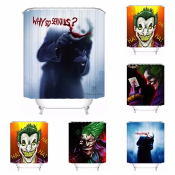 Custom Joker Bathroom Acceptable Shower Curtain Polyester Fabric Bathroom Curtain #180320-01-126
Custom Joker Bathroom Acceptable Shower Curtain Polyester Fabric Bathroom Curtain #180320-01-126