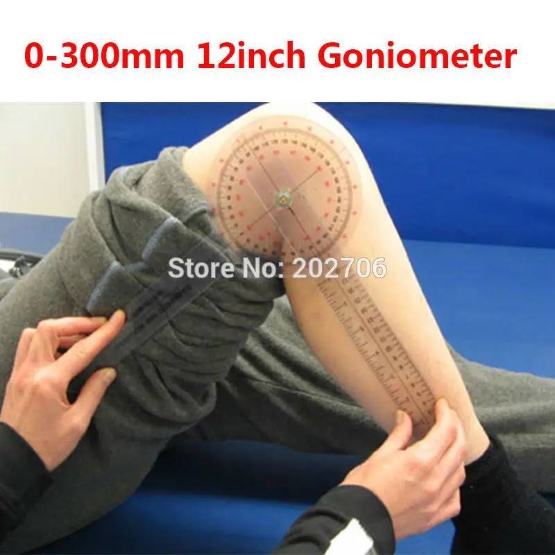 0-300mm 12inch Goniometer 300mm plastic protractor Medical ruler angle ruler body angle measure gauge
0-300mm 12inch Goniometer 300mm plastic protractor Medical ruler angle ruler body angle measure gauge