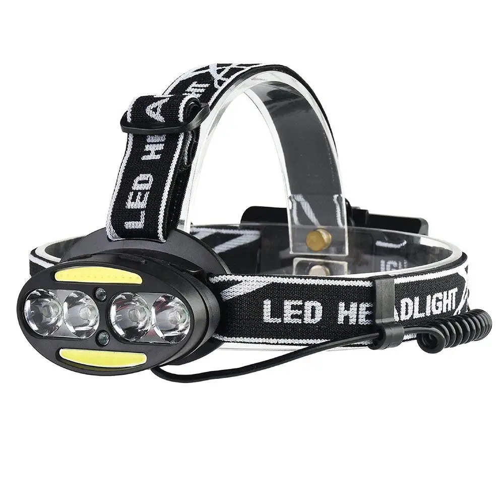 Led Bulb Headlamp Waterproof Flashlight Head 4*T6 +2*COB+2* Red LED 18650 Battery USB Rechargeable Outdoor Lighting
Led Bulb Headlamp Waterproof Flashlight Head 4*T6 +2*COB+2* Red LED 18650 Battery USB Rechargeable Outdoor Lighting