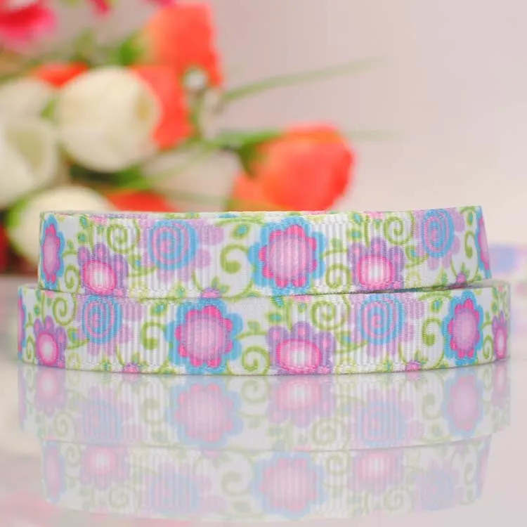 5yards 3/8 " 9 mm flower pattern print grosgrain ribbon party decoration gift ribbon Free shipping
5yards 3/8 " 9 mm flower pattern print grosgrain ribbon party decoration gift ribbon Free shipping
