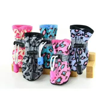 4pcs/set Colorful Dog Shoes Pet Cat Anti-Slip Rubber Sole Waterproof Leopard Boots 7 Size Dog Shoes P
4pcs/set Colorful Dog Shoes Pet Cat Anti-Slip Rubber Sole Waterproof Leopard Boots 7 Size Dog Shoes P