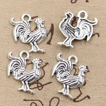 15pcs Charms Cock Rooster 22x18mm Antique Bronze Silver Color Pendants Making DIY Handmade Tibetan Bronze Silver Color Jewelry
15pcs Charms Cock Rooster 22x18mm Antique Bronze Silver Color Pendants Making DIY Handmade Tibetan Bronze Silver Color Jewelry