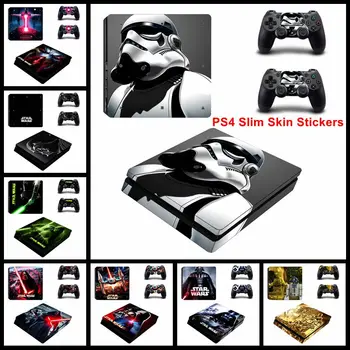 Fashion popular games Star Wars Style Skin Sticker For Playstation 4 Slim PS4 Slim Console Stickers + Decals Of 2 Controllers
Fashion popular games Star Wars Style Skin Sticker For Playstation 4 Slim PS4 Slim Console Stickers + Decals Of 2 Controllers