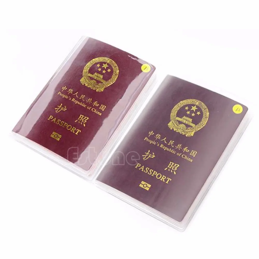 THINKTHENDO New PVC Transparent Clear Passport Cover Holder Case Organizer Passport Travel Protector
THINKTHENDO New PVC Transparent Clear Passport Cover Holder Case Organizer Passport Travel Protector