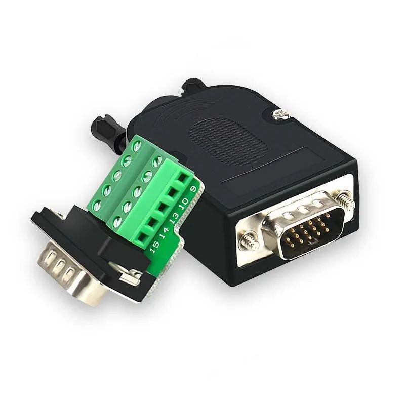 D-SUB DB15 VGA Male Female Head 3 Rows 15 Pin Plug Distribution Terminal Screw Type DIY Connector To Send Screwdriver
D-SUB DB15 VGA Male Female Head 3 Rows 15 Pin Plug Distribution Terminal Screw Type DIY Connector To Send Screwdriver