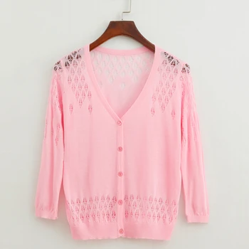 Sweater women cardigan 2018 new plus size hollow out Loose sweater femme coat Sweaters 100kg
Sweater women cardigan 2018 new plus size hollow out Loose sweater femme coat Sweaters 100kg