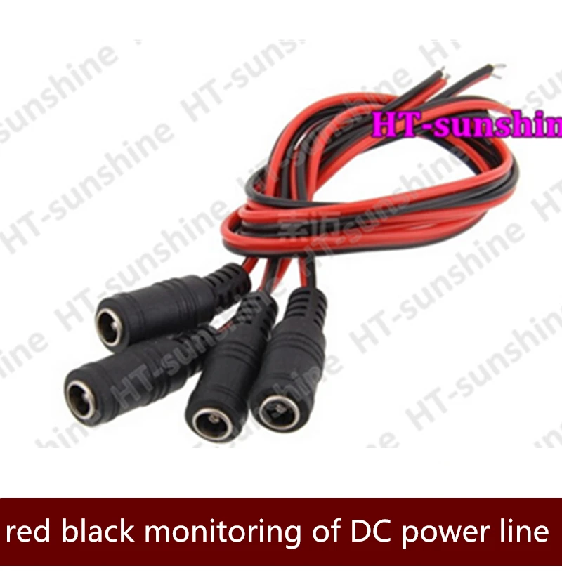 DC 5.5*2.1 mm Female Plug 12V DC Power Pigtail Cable Jack For CCTV Security Camera Connector Cable Surveillance System
DC 5.5*2.1 mm Female Plug 12V DC Power Pigtail Cable Jack For CCTV Security Camera Connector Cable Surveillance System