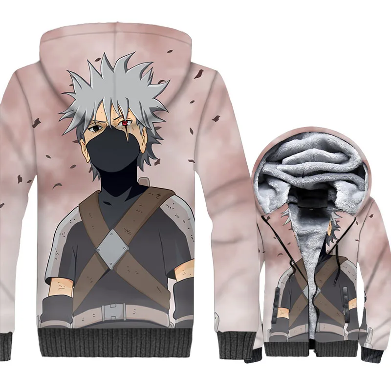 Kakashi Jacket Naruto 3D Print Hoodie Men Anime Harajuku Hooded Sweatshirt Winter Thick Fleece Warm Ninja Sasuke Orochimaru Coat
Kakashi Jacket Naruto 3D Print Hoodie Men Anime Harajuku Hooded Sweatshirt Winter Thick Fleece Warm Ninja Sasuke Orochimaru Coat