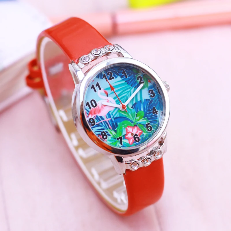 2019 princess girls children flamingo quartz wrist watches students kids leather cartoon diamond electronic clock free shipping
2019 princess girls children flamingo quartz wrist watches students kids leather cartoon diamond electronic clock free shipping