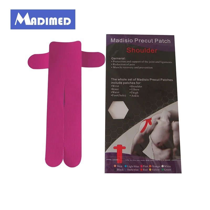MADIMED Pcs/Lot Sports Shoulder Pad Elastic Adhesive Pre Cut Kinesiology Muscle Tape Bandage Spider Tech
MADIMED Pcs/Lot Sports Shoulder Pad Elastic Adhesive Pre Cut Kinesiology Muscle Tape Bandage Spider Tech