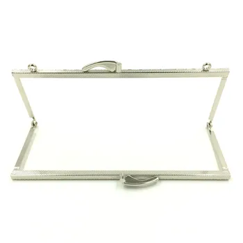 Kiss Clasps Lock Silver Tone Clutch Rectangle Frame Handle Buckles Bag Part Metal 19x8.5cm 10Pcs
Kiss Clasps Lock Silver Tone Clutch Rectangle Frame Handle Buckles Bag Part Metal 19x8.5cm 10Pcs