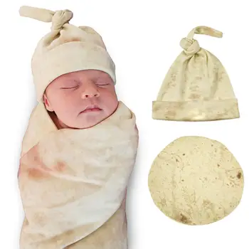 2Pcs Creative Burrito Tortilla Infant Baby Sleeping Swaddle Wrap Blanket Hat Towel Set Comfortable Hot
2Pcs Creative Burrito Tortilla Infant Baby Sleeping Swaddle Wrap Blanket Hat Towel Set Comfortable Hot