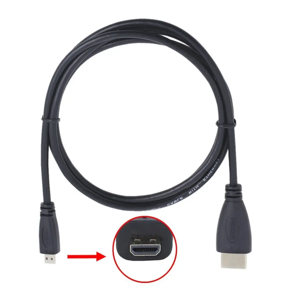 Micro HDMI 1080P A/V HD TV Video Cable Cord For HP Omni 10 Window 8.1 Tablet PC | Электроника