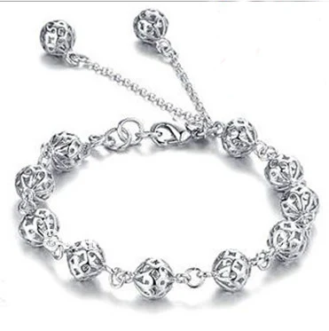 OMH wholesale jewelry 2013 fashion exquisite Hollow out ball women's Real 925 silver bracelets SZ106
OMH wholesale jewelry 2013 fashion exquisite Hollow out ball women's Real 925 silver bracelets SZ106