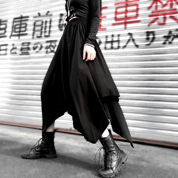 Harajuku Streetwear Fashion Skirts Womens Irregular Design Elastic Waist Black Long Skirt Gothic Style Women Clothes SL468
Harajuku Streetwear Fashion Skirts Womens Irregular Design Elastic Waist Black Long Skirt Gothic Style Women Clothes SL468