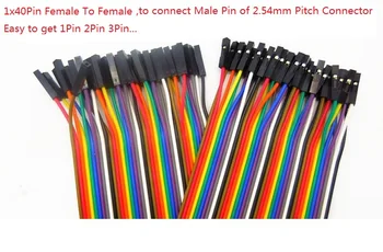 3 Pcs 10 cm 1x40 Pin female to female for Male Contact Pins of 2.54 mm PCB Male Header / Box Header jumper wire / Dupont Cable
3 Pcs 10 cm 1x40 Pin female to female for Male Contact Pins of 2.54 mm PCB Male Header / Box Header jumper wire / Dupont Cable