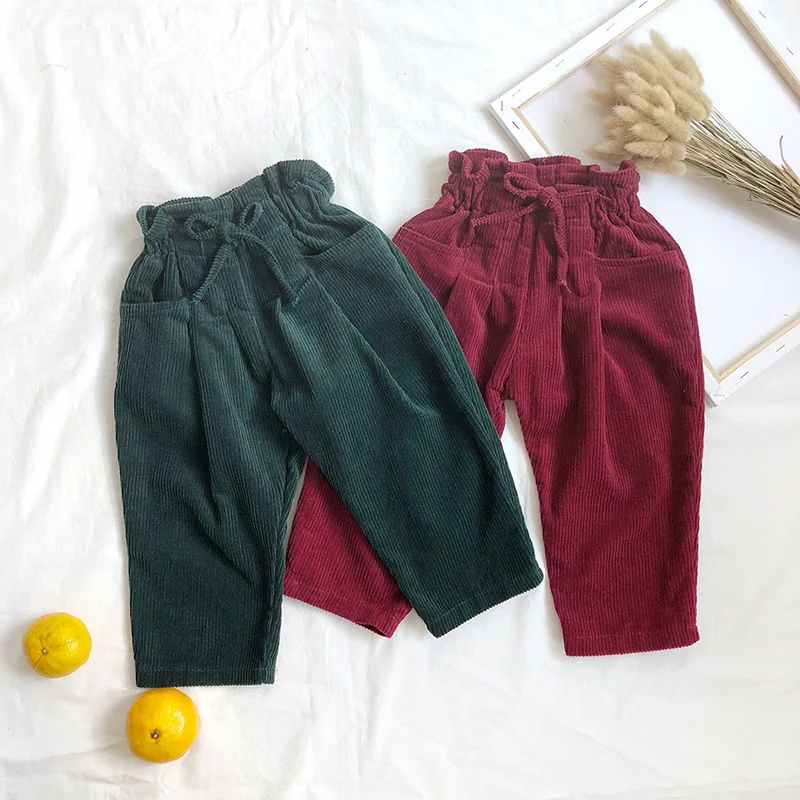 Spring Autumn New Girls Corduroy Pants Female Baby Vintage High Waist Trousers Baby Casual Pants Children's Pants 2-6T Hot Sale
Spring Autumn New Girls Corduroy Pants Female Baby Vintage High Waist Trousers Baby Casual Pants Children's Pants 2-6T Hot Sale
