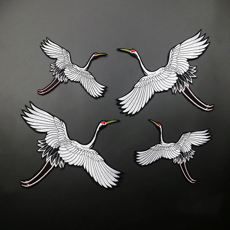 AHYONNIEX Large Cranes Patches Jacket Embroideried Fashion Bird Decoration Stickers Clothes Applique Sewing Applications DIY
AHYONNIEX Large Cranes Patches Jacket Embroideried Fashion Bird Decoration Stickers Clothes Applique Sewing Applications DIY