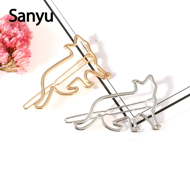New Arrival Lovely Cat Hair Clip Cute Animal Hollow Cat Hairclip Hair Pins Silver And Gold Colors For Women Girls Fashion Jewelr
New Arrival Lovely Cat Hair Clip Cute Animal Hollow Cat Hairclip Hair Pins Silver And Gold Colors For Women Girls Fashion Jewelr