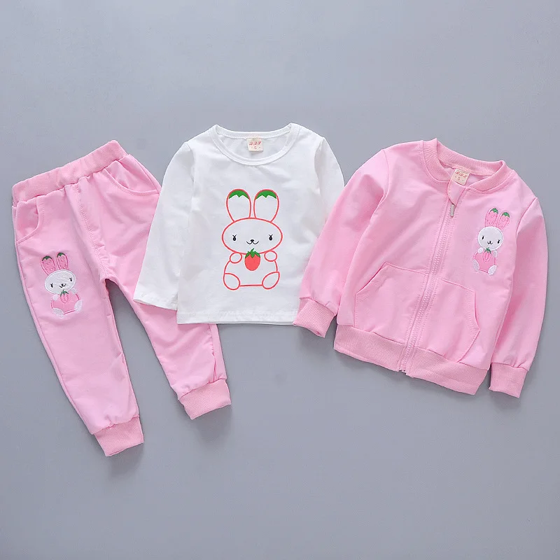 Baby Girls Clothes set Tops Cartoon Rabbit T-shirt Blouse Sweatshirt Trousers Casual Outfits Clothes
Baby Girls Clothes set Tops Cartoon Rabbit T-shirt Blouse Sweatshirt Trousers Casual Outfits Clothes