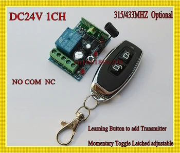 Remote Control Switches DC 24V remote switch 10A Relay NO COM NC Door Access Light LED Lamp Wireless Switch 315/433 Metal TX +RX
Remote Control Switches DC 24V remote switch 10A Relay NO COM NC Door Access Light LED Lamp Wireless Switch 315/433 Metal TX +RX
