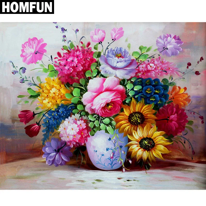 HOMFUN Full Square/Round Drill 5D DIY Diamond Painting "Colored flowers" Embroidery Cross Stitch 5D Home Decor Gift A06032
HOMFUN Full Square/Round Drill 5D DIY Diamond Painting "Colored flowers" Embroidery Cross Stitch 5D Home Decor Gift A06032